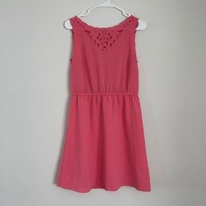 Pink Scalloped Loft Dress Size 6